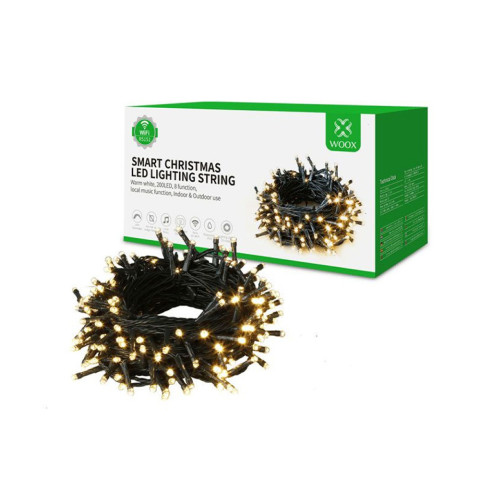 Guirlande lumineuse led de noël intelligente 20mtr - r5151 - woox