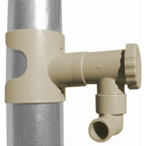 Récupérateur d'eau pour gouttière circulaire - Coloris au choix