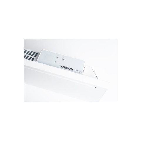 Radiateur électrique adax connecté - blanc - 250 w - 655x210x91 mm - famn l 02 kwt