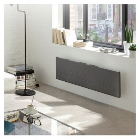 Radiateur oniris atlantic 1500w pilotage intelligent plinthe gris