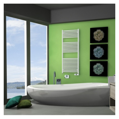 Radiateur sèche serviettes 700w à inertie fluide caloporteur te700 haverland