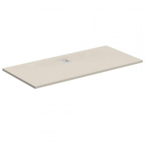 Receveur de douche antidérapant Ultra Flat S beige sable Ideal Standard (dimensions au choix)