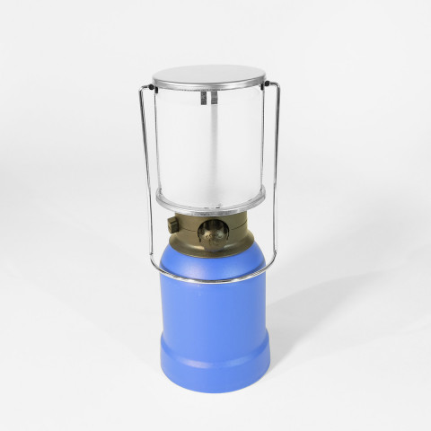Lampe de camping à gaz kemper 760 coque abs - lampe à gaz avec 4 cartouches de gaz - lampe de camping pour cartouche gaz 190g