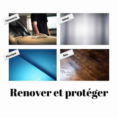 Renovtout - renovateur universel - 3 en 1 - eclat, protection, durabilité