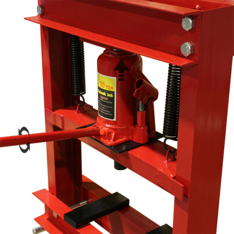 Presse hydraulique presse atelier presse à cadre 20 tonnes presse à crémaillère rouge 