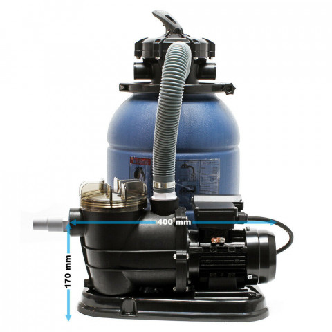 Filtre à sable système de filtration pompe de filtration pompe de piscine 6000 litres par heure