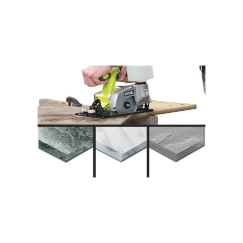 Scie à carrelage ryobi 18v oneplus - 102 mm - sans batterie ni chargeur - lts180m