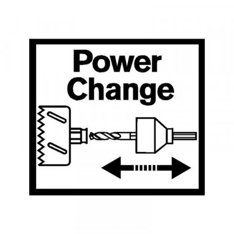 Scie cloche Power Change, Sheet Metal, Ø : 33 mm, Vitesse de rotation tr/mn INOX 135, Vitesse de rotation tr/mn acier 260