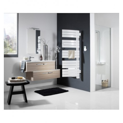sèche-serviettes NEFERTITI GRIS ventilo 1750w Pivotant Intégral droit