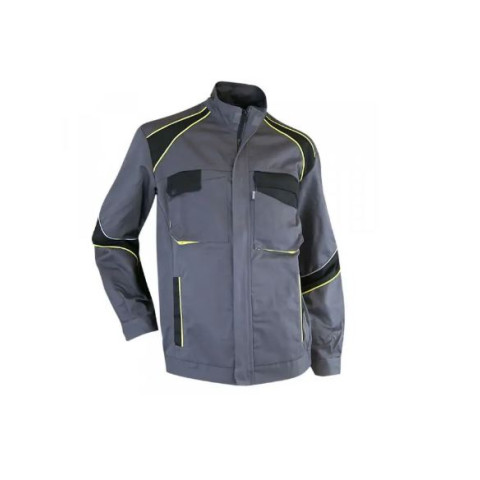 Blouson LMA SEMIS gris / noir / jaune T.L - 2057 T.4