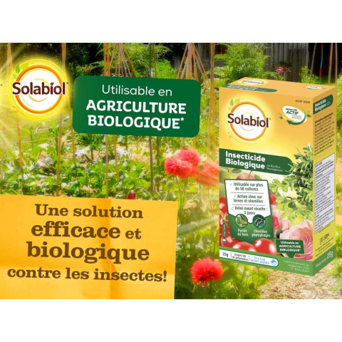 Insecticide biologique action choc 25 grs Solabiol