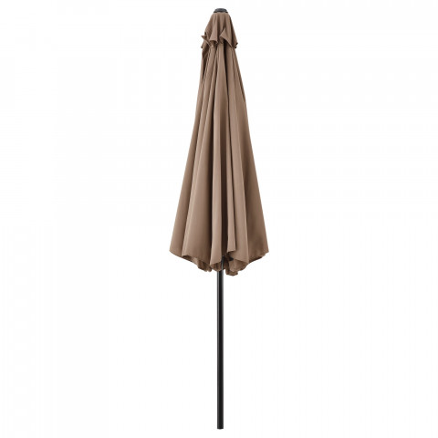 Parasol de jardin solide résistant au rayonnement uv imperméable polyester acier 300 cm - Couleur au choix