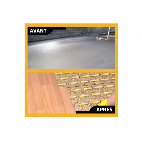 Sous couche acoustique sika sikalayer pc3 - 12m2