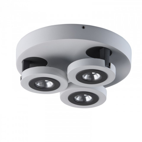 Spot blanc techno 3 ampoules 23.5 cm