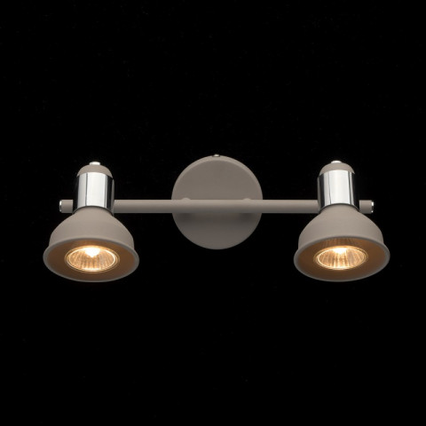 Spot gris neoclassic 2 ampoules 16 cm