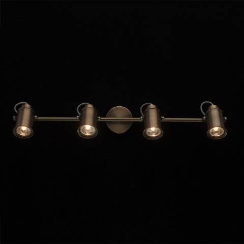 Spot laiton industrial 4 ampoules 15 cm
