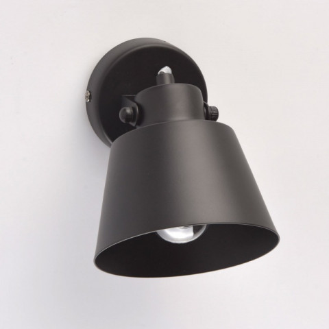 Spot noir loft 1 ampoule 16 cm