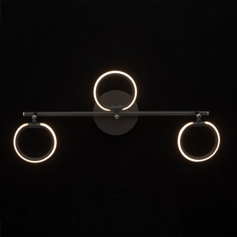 Spot noir techno 3 ampoules 21 cm