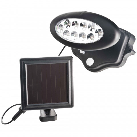 Lampe spot solaire 10 led avec détecteur