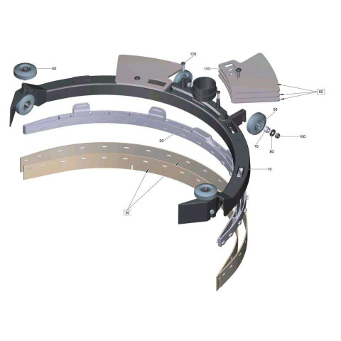 Raclettes d'aspiration 690 mm transparent (2x) pour autolaveuse karcher bd38/12 - karcher - 40370590