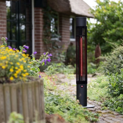 Sunred chauffage sur socle 1500 w noir lhe17b