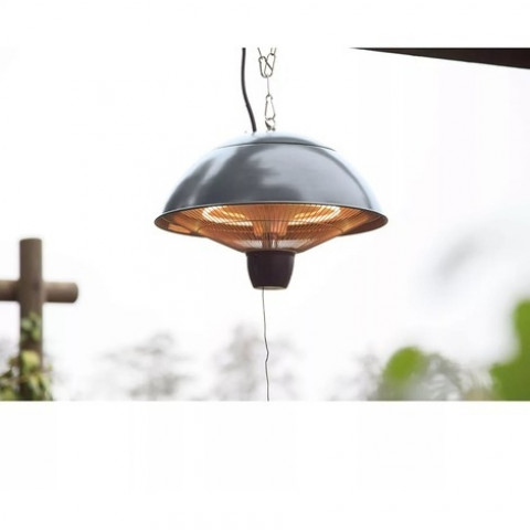 Sunred chauffage suspendu 1500 w halogène gris ce11g