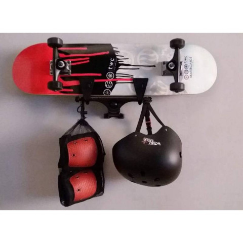 Support mural skateboard et accessoires en kit - Distriartisan
