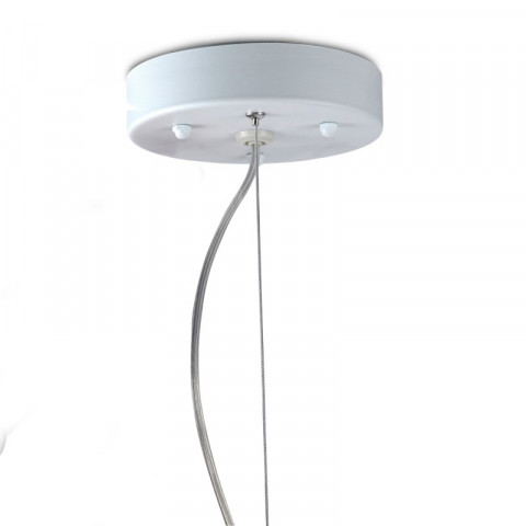 Suspension 40 cm cisne, aluminium et ppma, blanc