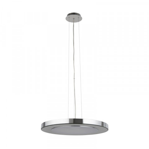 Suspension 50 cm lexi, chrome et verre