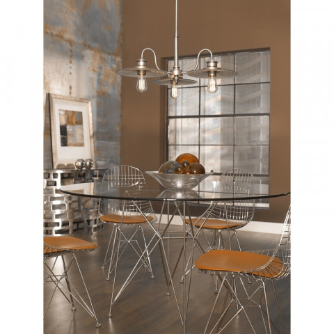 Suspension admiral, nickel antique, 3 ampoules