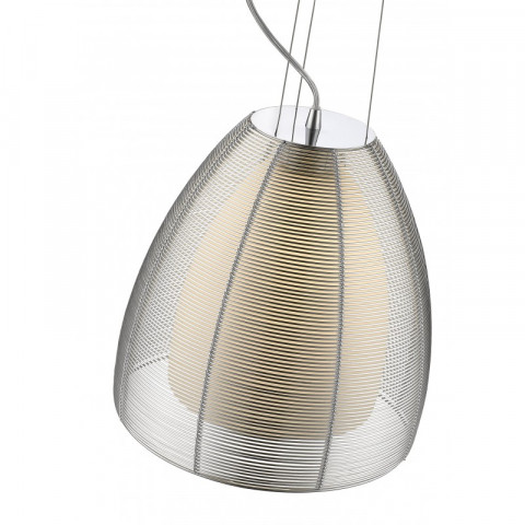 Suspension argent walton 1 lumières