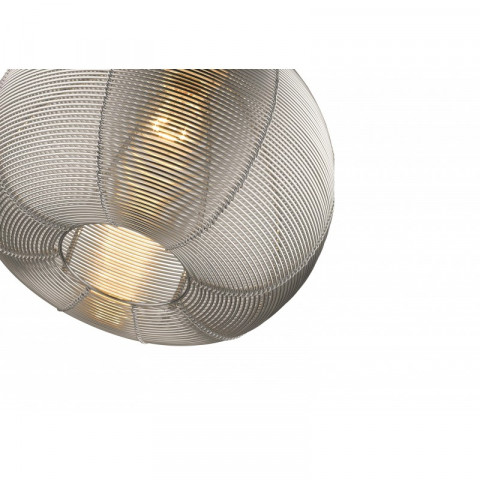 Suspension argent walton h140 1 lumières