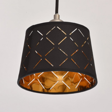 Suspension argentée megapolis 5 ampoules 50 cm