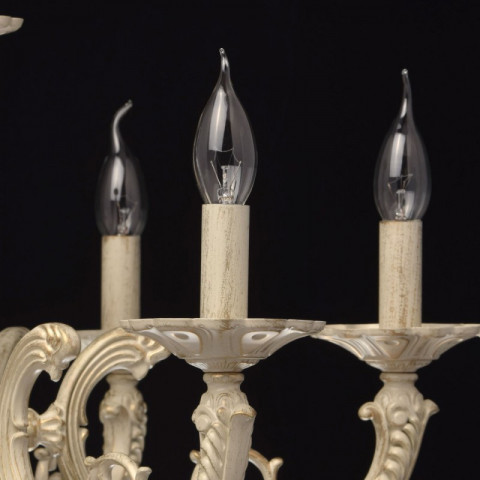 Suspension beige classic 6 ampoules 77 cm