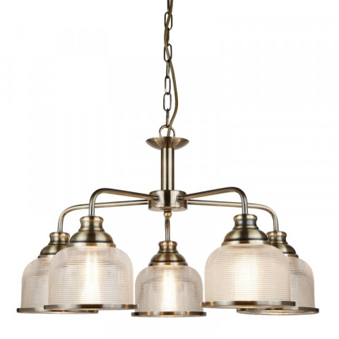 Suspension bistrot ii, 5 ampoules - Coloris au choix