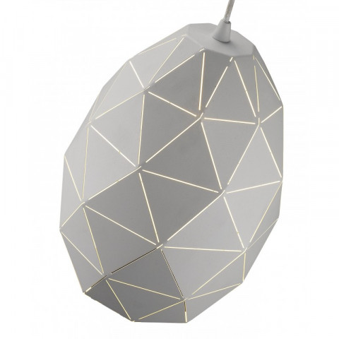 Suspension blanc derby l23 1 lumières