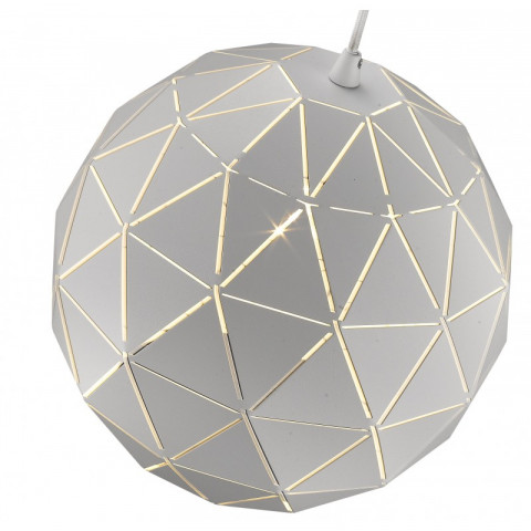 Suspension blanc derby l30 1 lumières