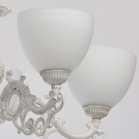 Suspension blanche classic 5 ampoules 71 cm