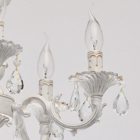 Suspension blanche classic 5 ampoules 75 cm