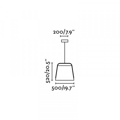 Suspension bois noir stood 1 ampoule