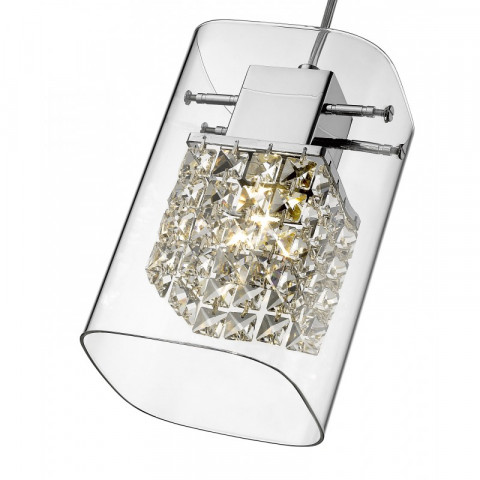 Suspension chrome ipswich 5 lumières