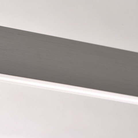 Suspension chromée techno 3 ampoules 118 cm