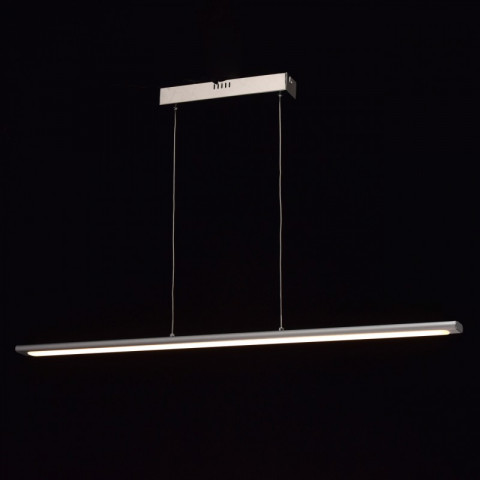 Suspension chromée techno 4 ampoules 150 cm
