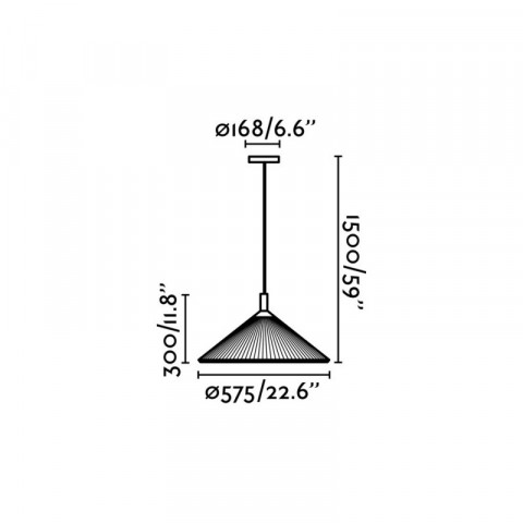 Suspension de jardin grise hue 1 ampoule
