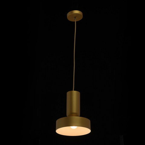 Suspension dorée megapolis 1 ampoule 145 cm