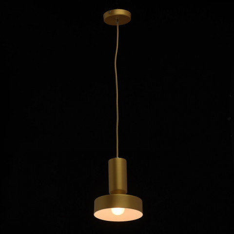 Suspension dorée megapolis 1 ampoule 146 cm