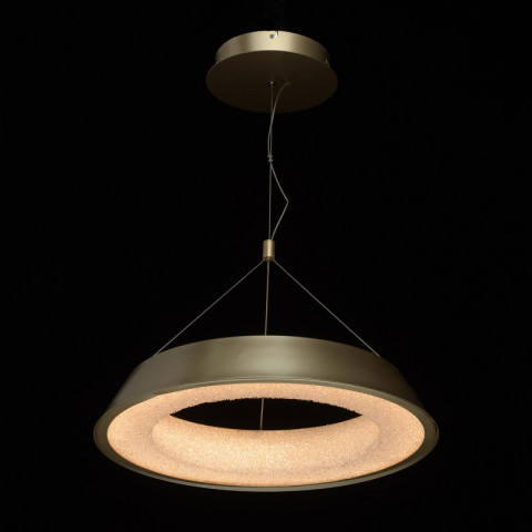 Suspension dorée techno   132 cm