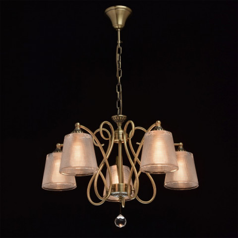 Suspension laiton classic 5 ampoules 85 cm