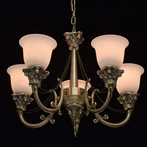 Suspension laiton classic 5 ampoules 86 cm