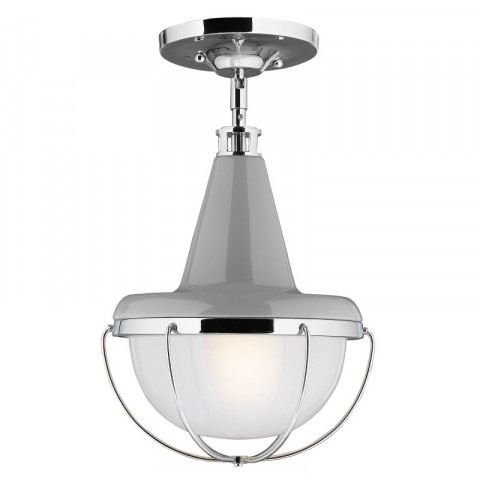 Suspension livinstone, nickel poli et verre, petite